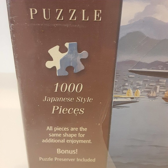 Mini Craft Saga of the Pacific Clipper 1000 pc Puzzle Japanese Style New - Picture 3 of 6
